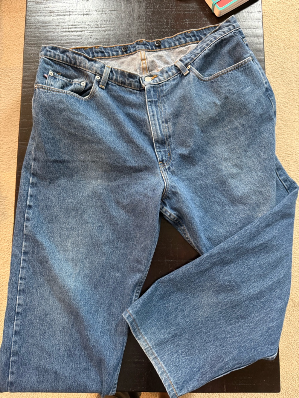 Vintage Polo by Ralph Lauren Men's Relaxed Blue Denim Jeans